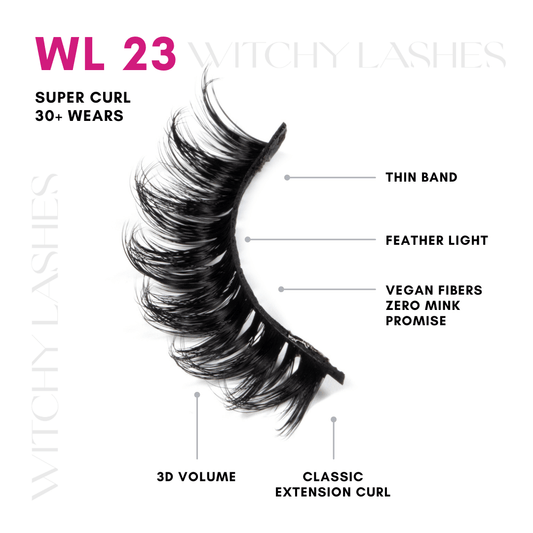 WL23 - Wispy Volume - Magnetic Eyelashes WitchyLashes