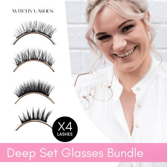 Deep - set Glasses Set - Magnetic - Magnetic Eyelashes WitchyLashes