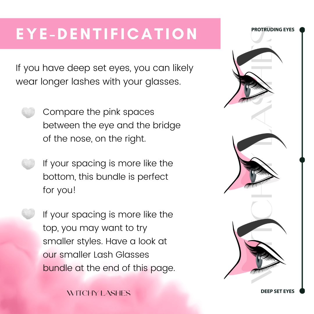 Deep - set Glasses Set - Magnetic - Magnetic Eyelashes WitchyLashes