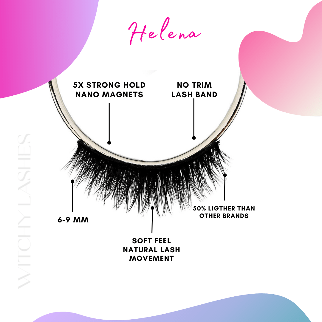 Helena Magnetic Lash - Magnetic Eyelashes WitchyLashes