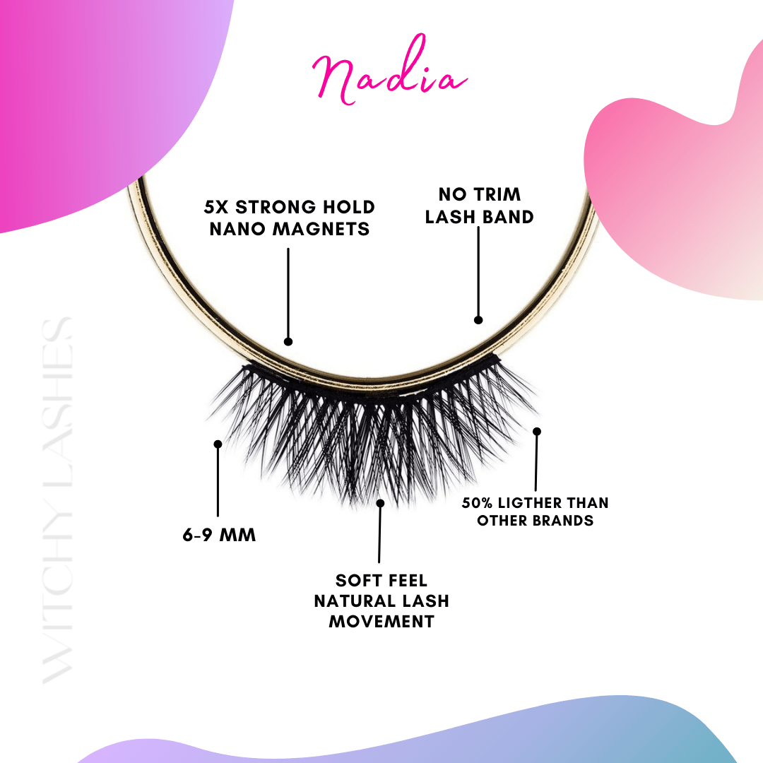 Nadia Magnetic Lash - Magnetic Eyelashes WitchyLashes
