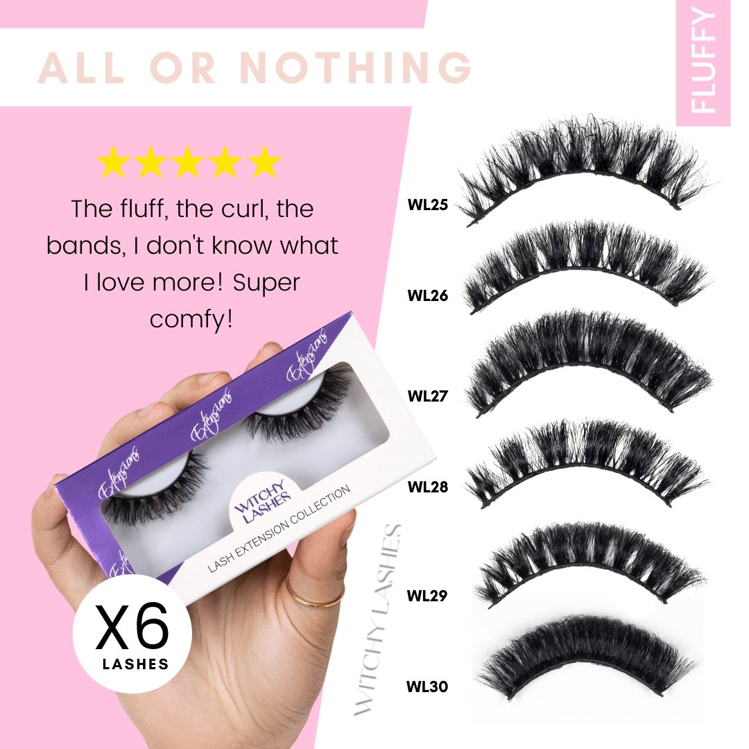 All or Nothing Value Bundle - Fluffy - Magnetic Eyelashes WitchyLashes