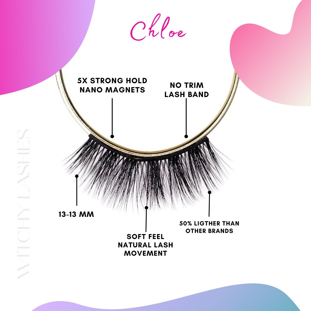 Chloe Magnetic Lash - Magnetic Eyelashes WitchyLashes