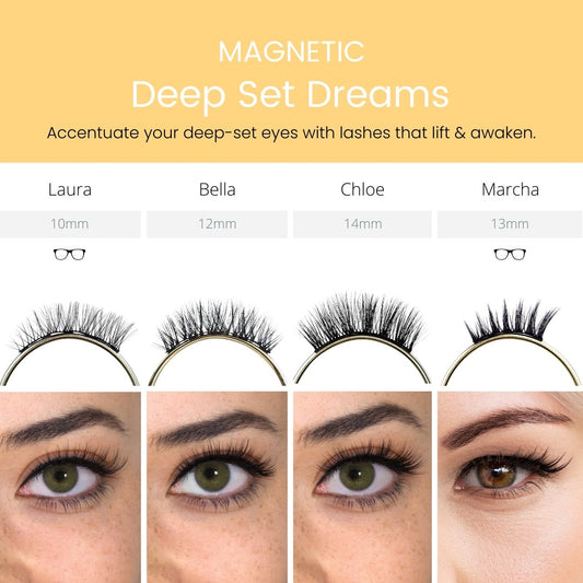 Deep Set Bundle - Magnetic - Magnetic Eyelashes WitchyLashes