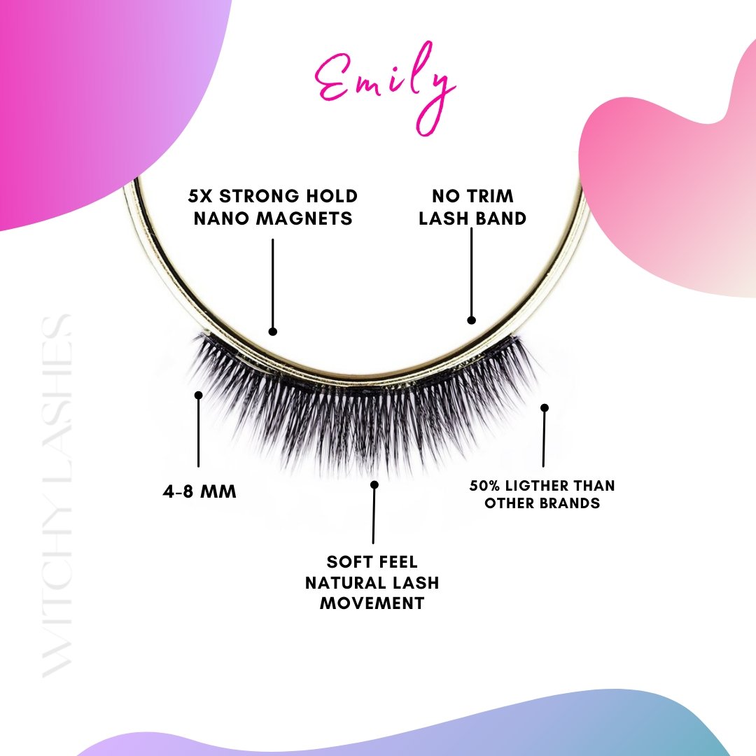 Emily Magnetic Lash (SOLD OUT) - Magnetic Eyelashes WitchyLashes
