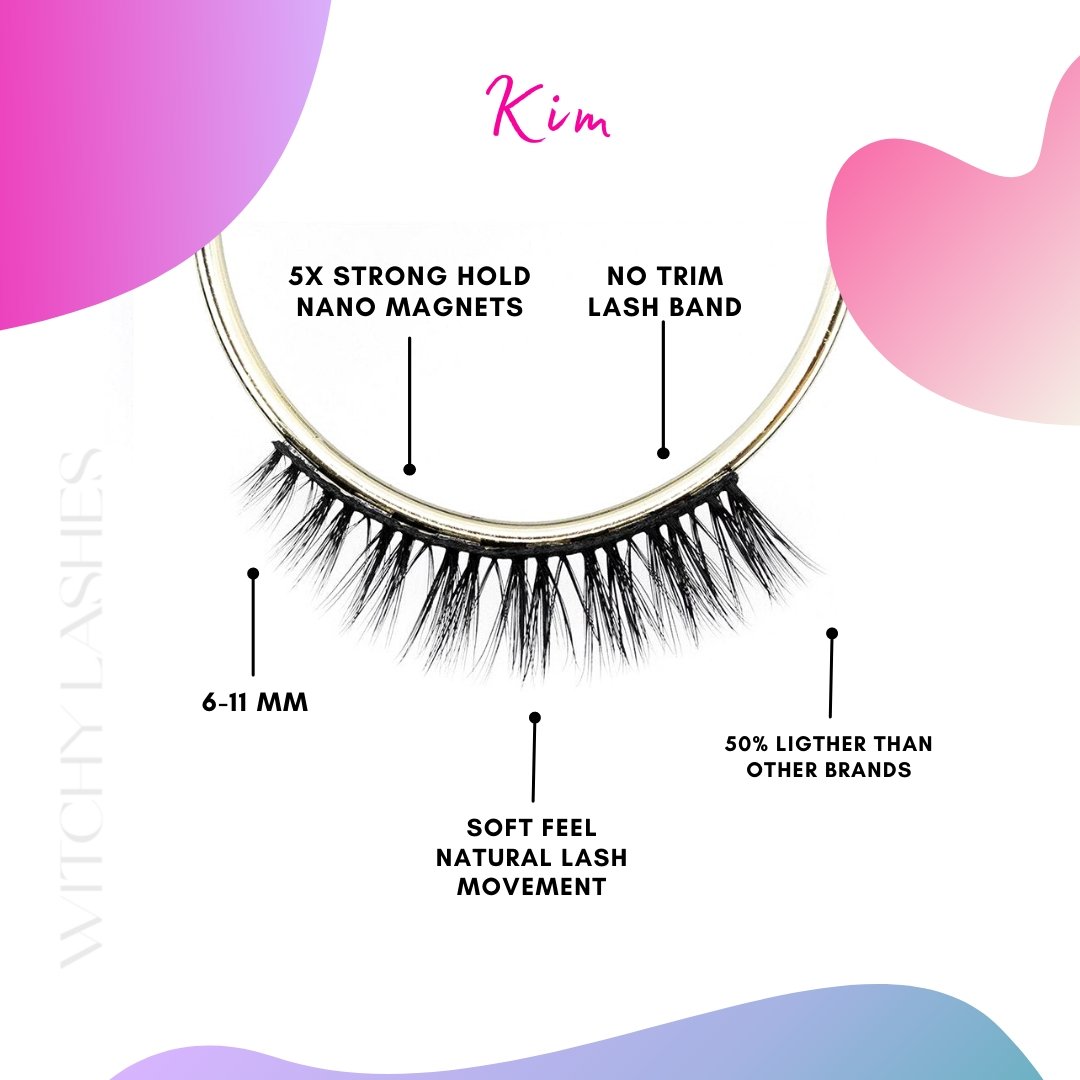 Kim Magnetic Lash - Magnetic Eyelashes WitchyLashes