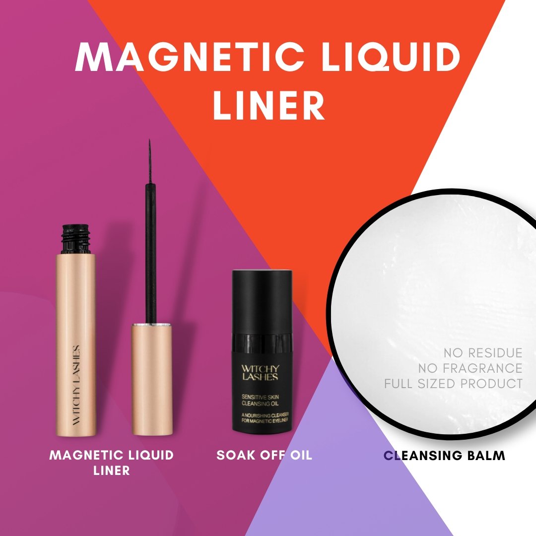 Magnetic Eyeliner & Cleanser Bundle - Magnetic Eyelashes WitchyLashes