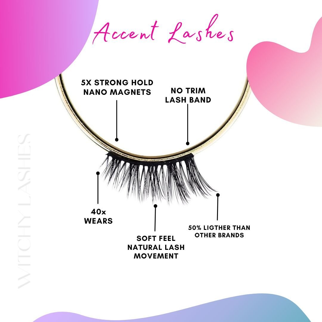 Magnetic Half Lashes - Magnetic Eyelashes WitchyLashes