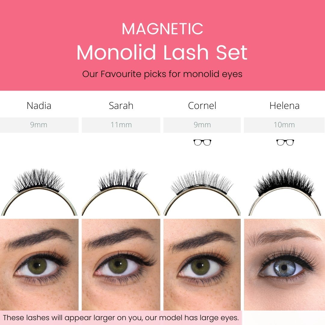 Monolid Lash Set - Magnetic - Magnetic Eyelashes WitchyLashes