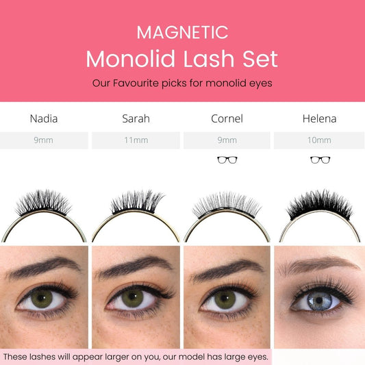 Monolid Lash Set - Magnetic - Magnetic Eyelashes WitchyLashes