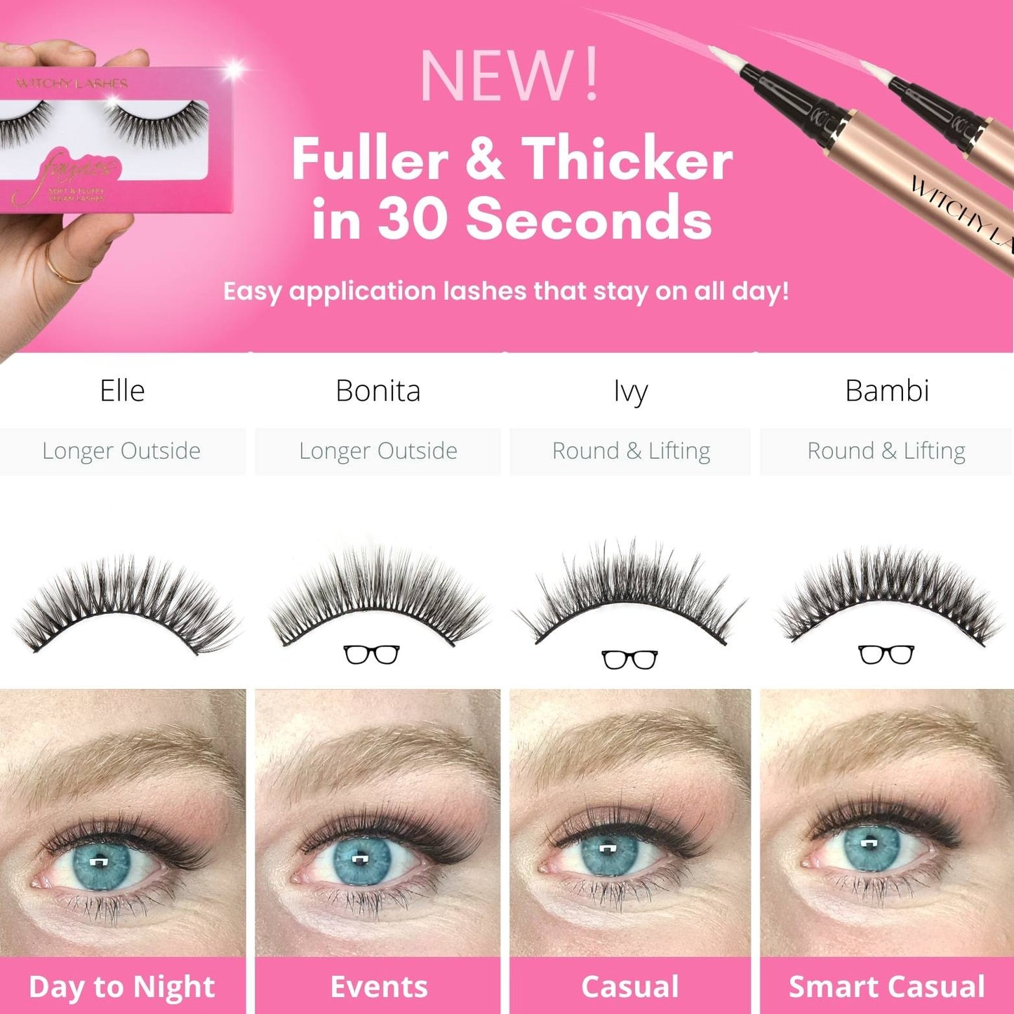 Natural Lash Kit - Magnetic Eyelashes WitchyLashes
