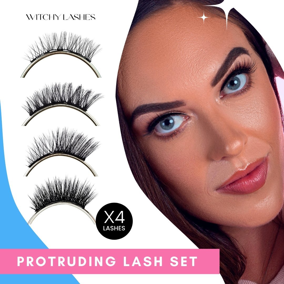 Protruding Lash Set - Magnetic - Magnetic Eyelashes WitchyLashes