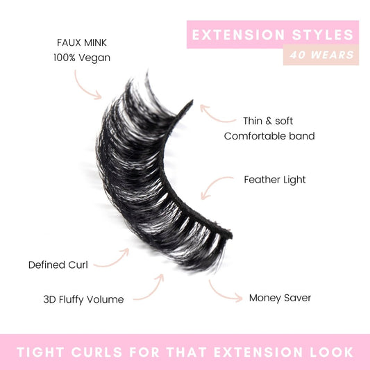 WL28 - Volume Russian Style - Magnetic Eyelashes WitchyLashes