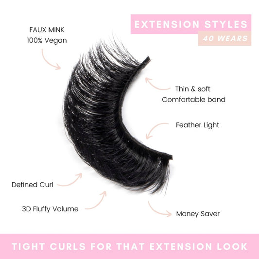 WL30 - Mega Volume Russian Style - Magnetic Eyelashes WitchyLashes