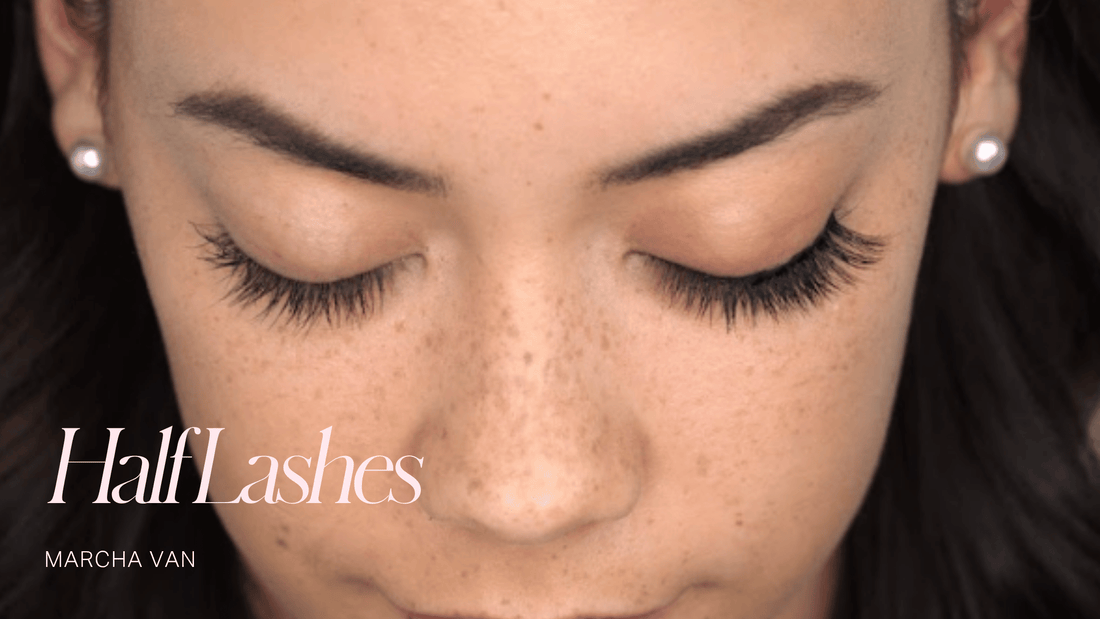 What Are Half Lashes? The Easiest Way to Lift Your Eyes