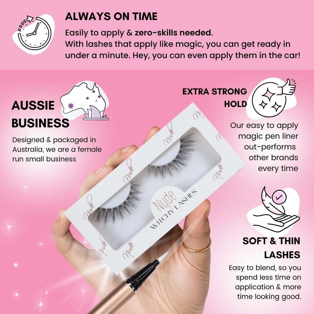 Easy to apply lashes