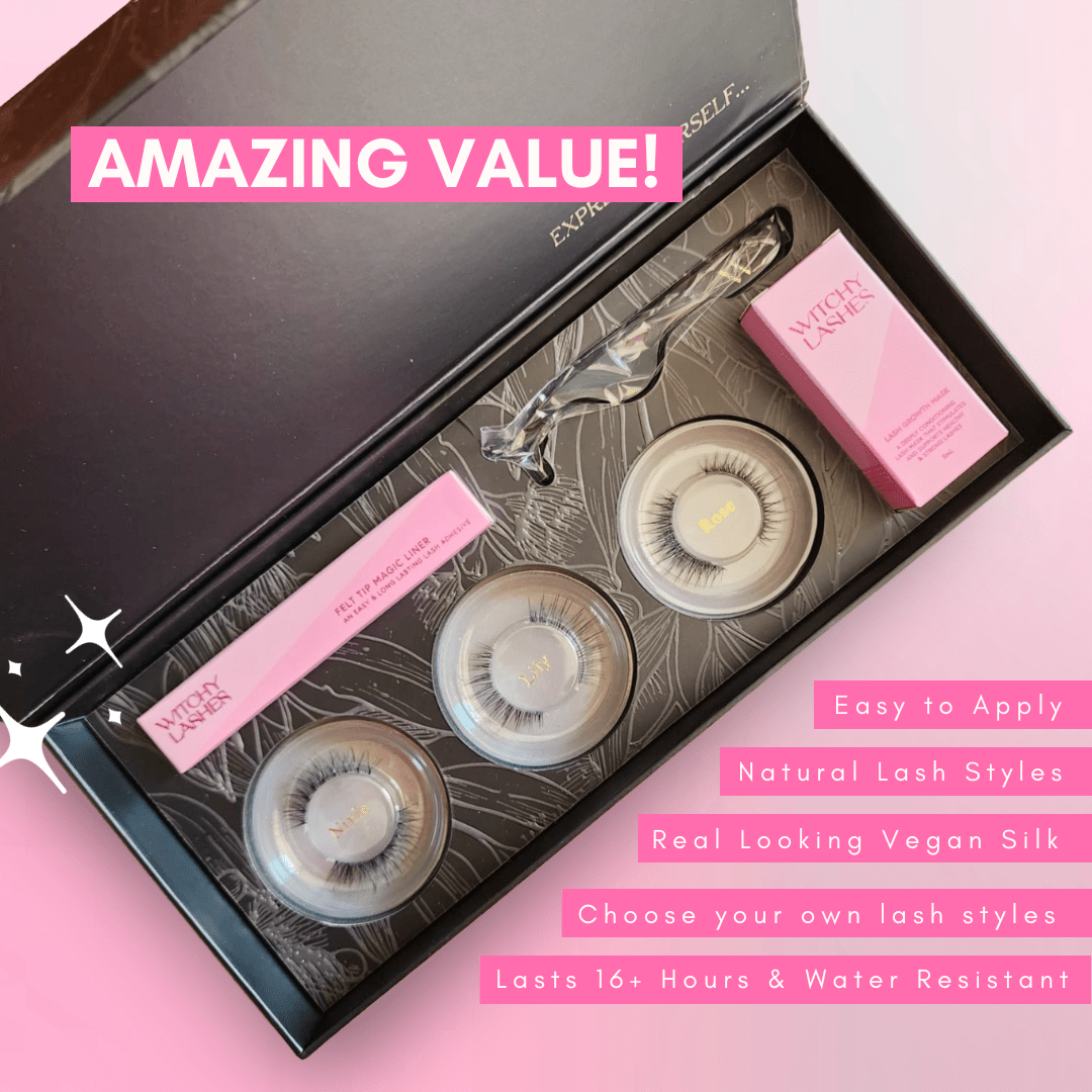 Magic Lash All in One Kit | Natural Lashes + Serum Gift Set | Witchy ...