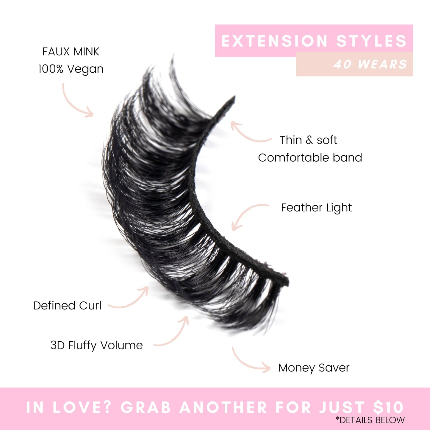 6 Month Value - Fluffy - Magnetic Eyelashes WitchyLashes