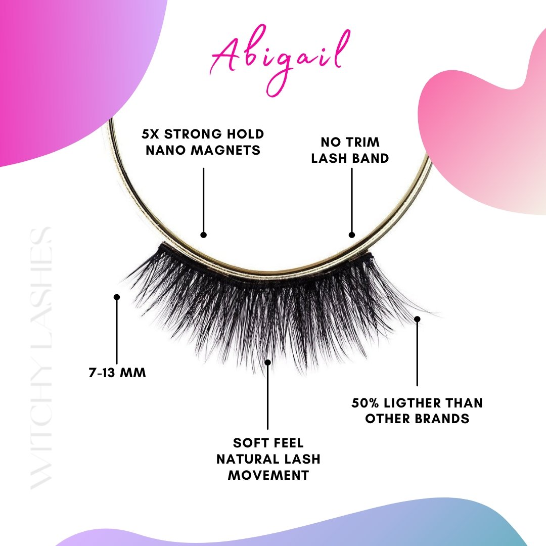 Abigail Magnetic Lash - Magnetic Eyelashes WitchyLashes