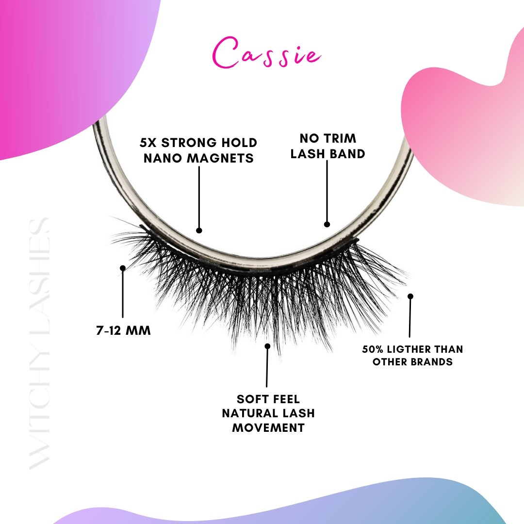 Cassie Magnetic Lash - Magnetic Eyelashes WitchyLashes