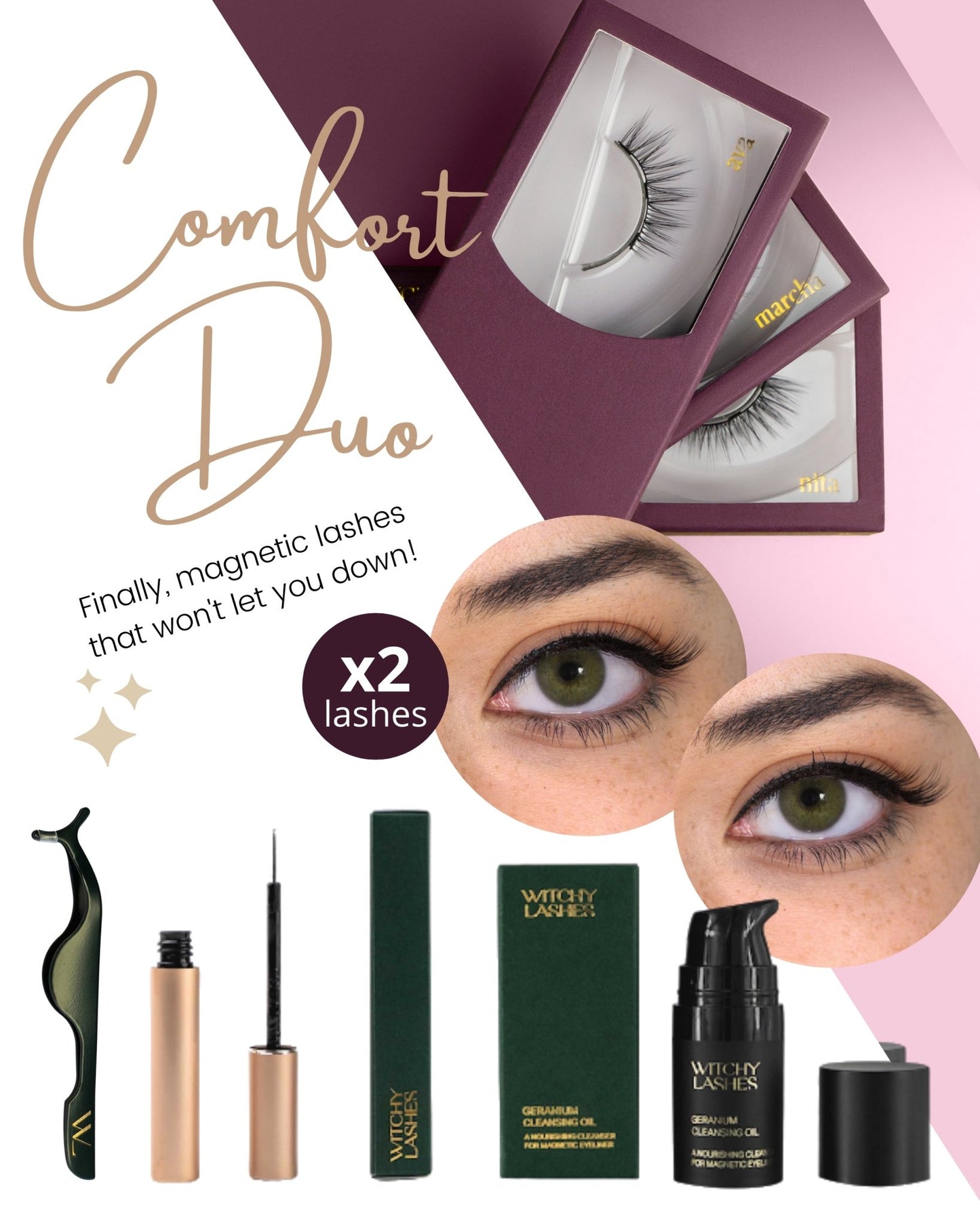 Comfort Duo Magnetic - Magnetic Eyelashes WitchyLashes