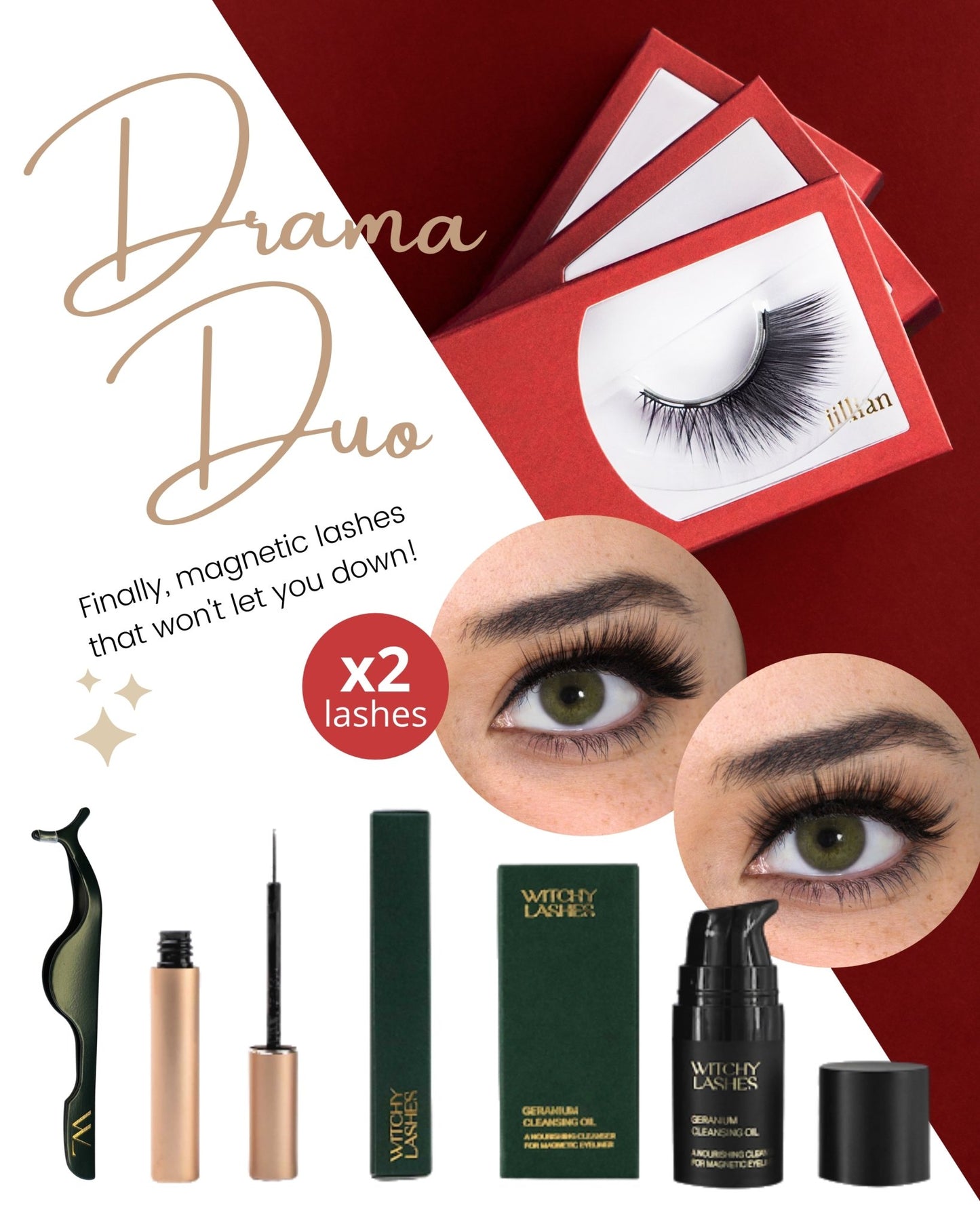 Drama Duo Magnetic - Magnetic Eyelashes WitchyLashes