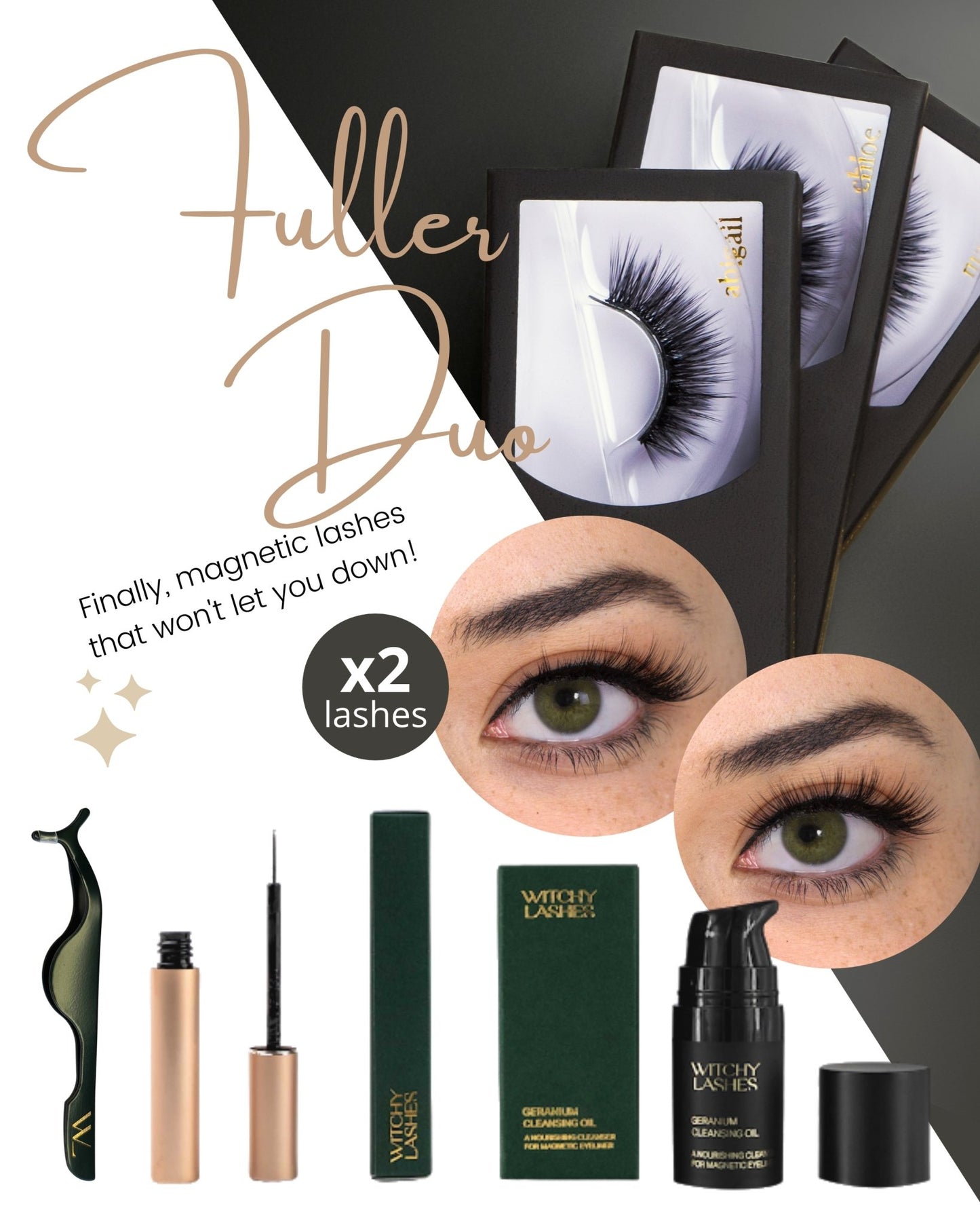 Fuller Duo Magnetic - Magnetic Eyelashes WitchyLashes