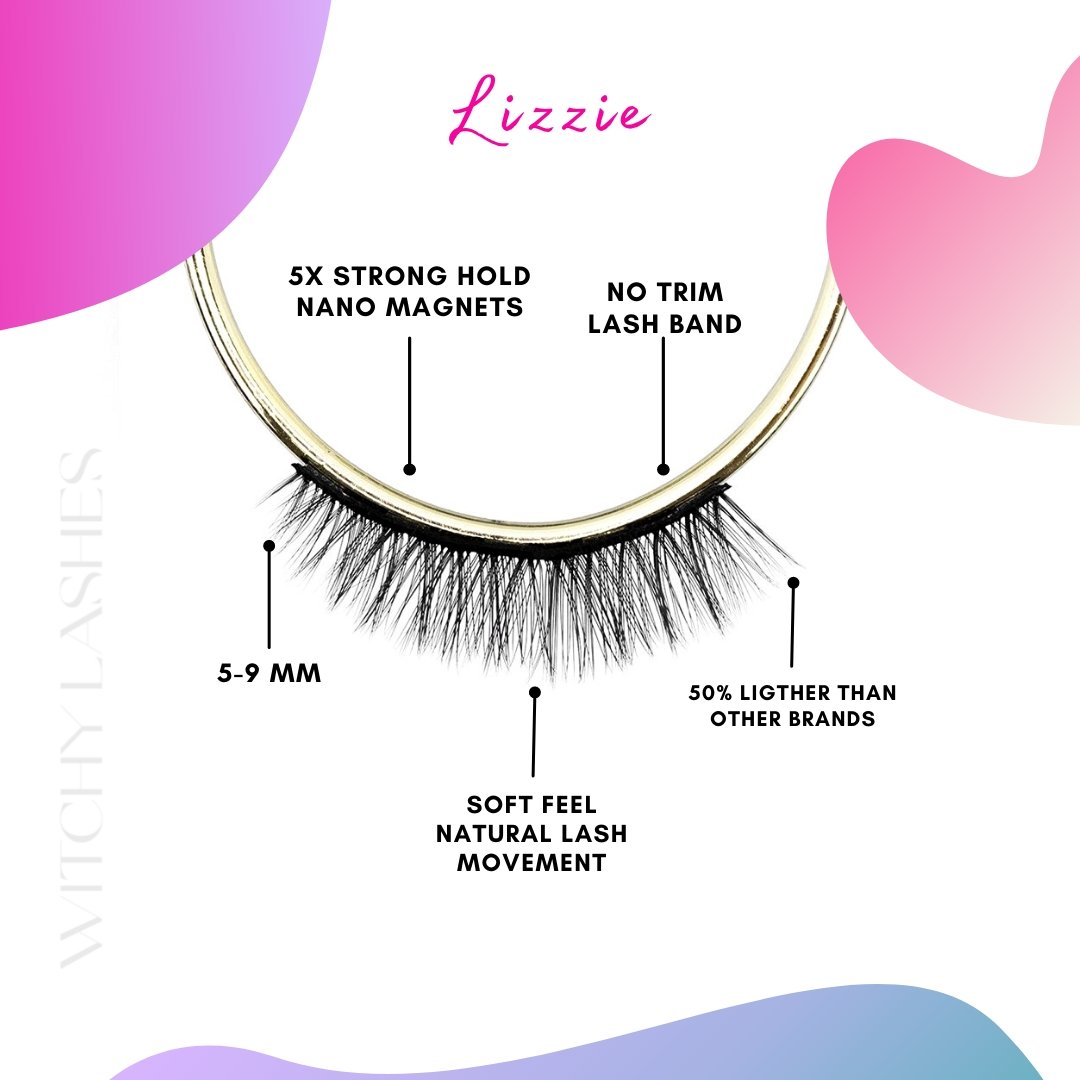 Lizzie Magnetic Lash - Magnetic Eyelashes WitchyLashes