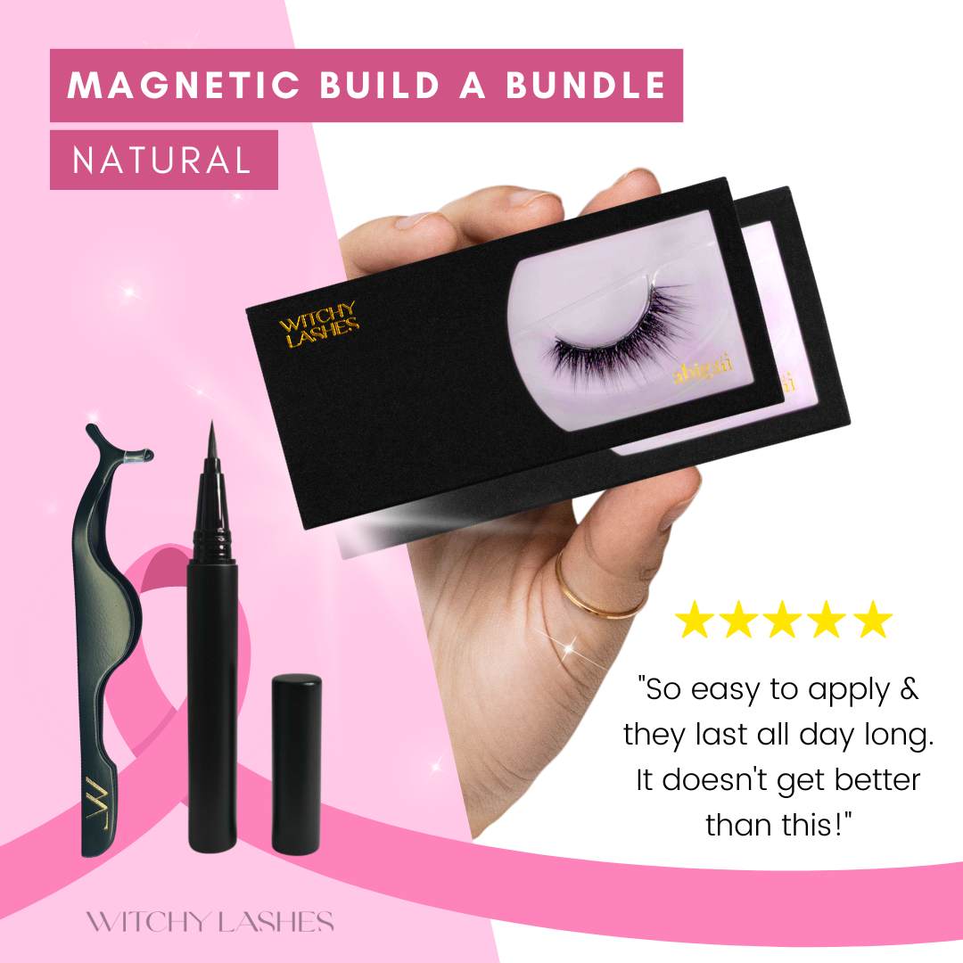 Pink Ribbon Favourites - Magnetic Eyelashes WitchyLashes