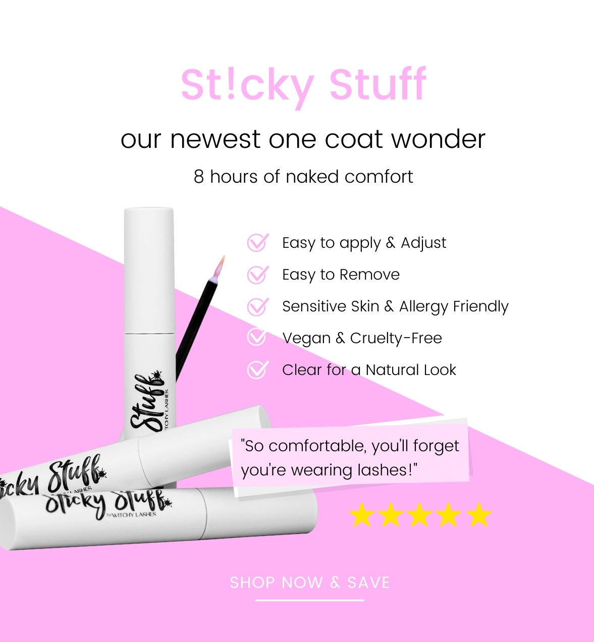 St!cky Stuff Lash Adhesive - Magnetic Eyelashes WitchyLashes