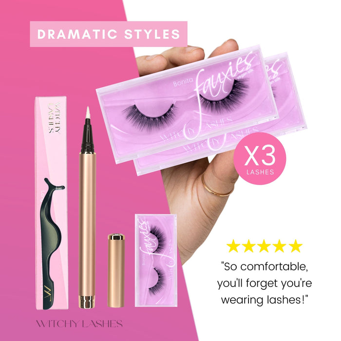 Triple Set - Dramatic - Magnetic Eyelashes WitchyLashes