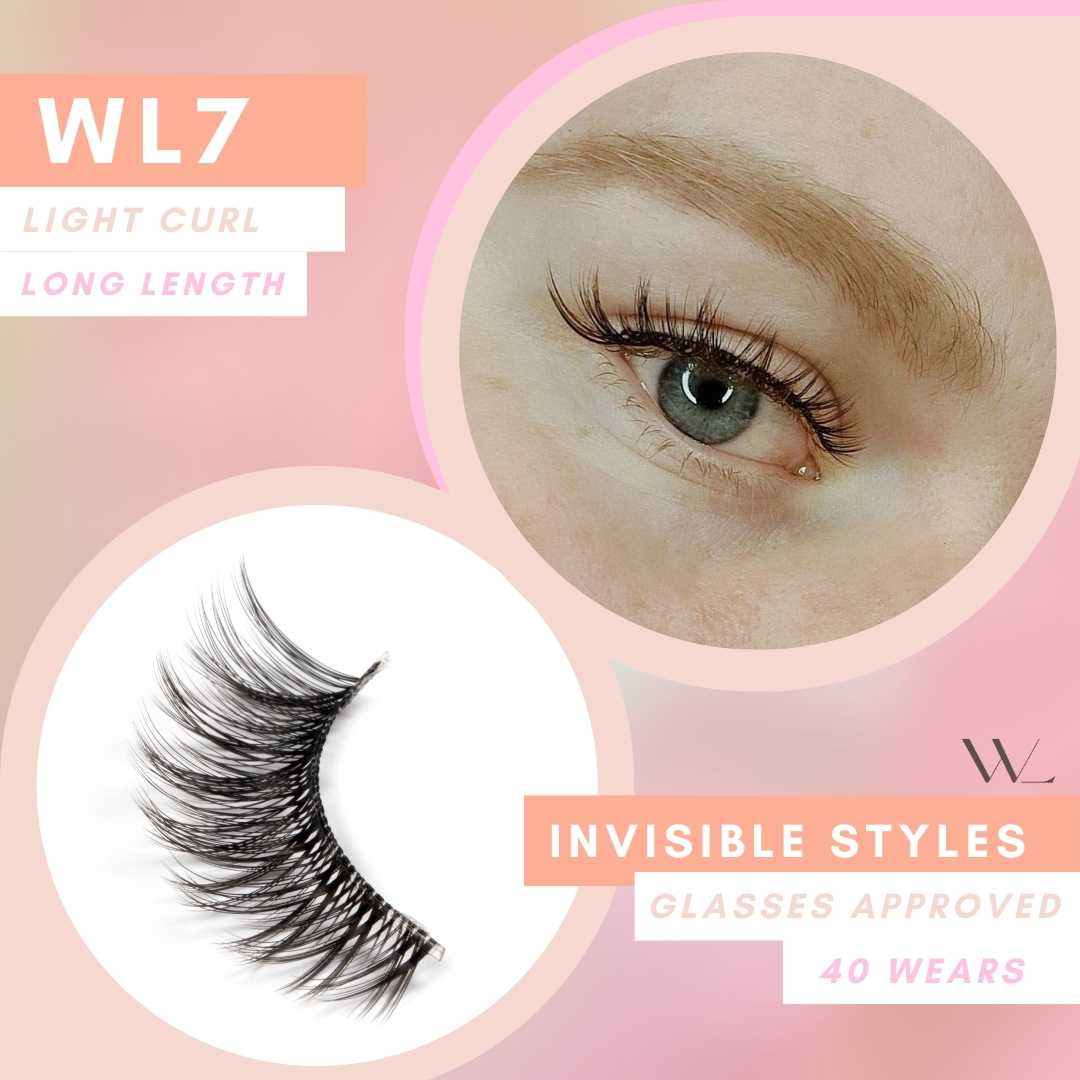 WL7 - Clear Band - Magnetic Eyelashes WitchyLashes