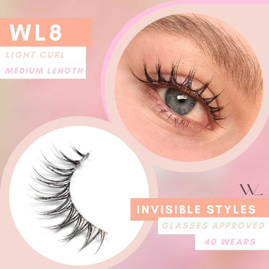 WL8 - Clear Band - Magnetic Eyelashes WitchyLashes